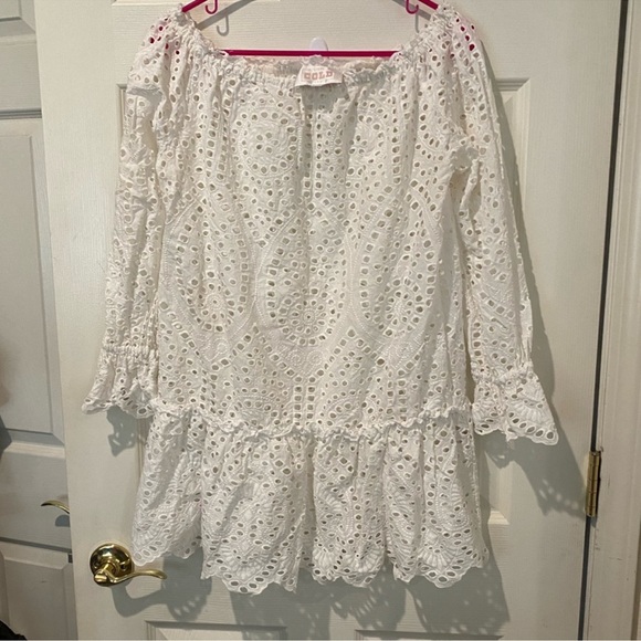Stone Cold Fox Cotton Eyelet Dress - Picture 5 of 6